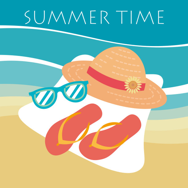 一套夏季时装。图片下载