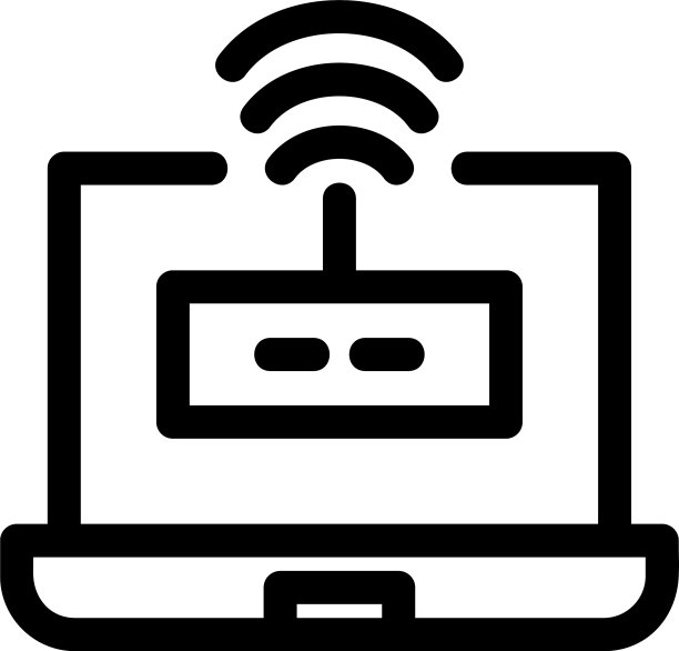路由器图标或徽标隔离符号图片下载