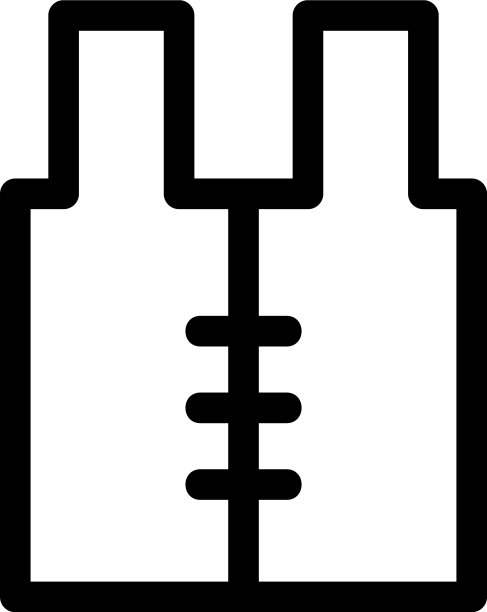 背心图标或标志孤立标志符号图片下载