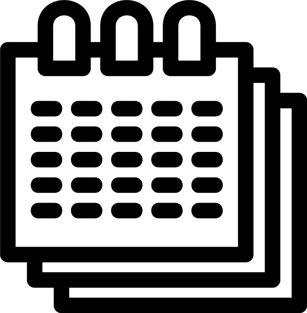 时间表图标或标志孤立符号符号图片下载