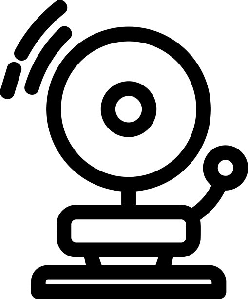 学校铃铛图标或标志图片下载