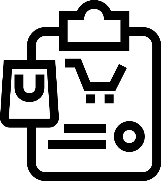 购物图标或标志孤立标志符号图片下载