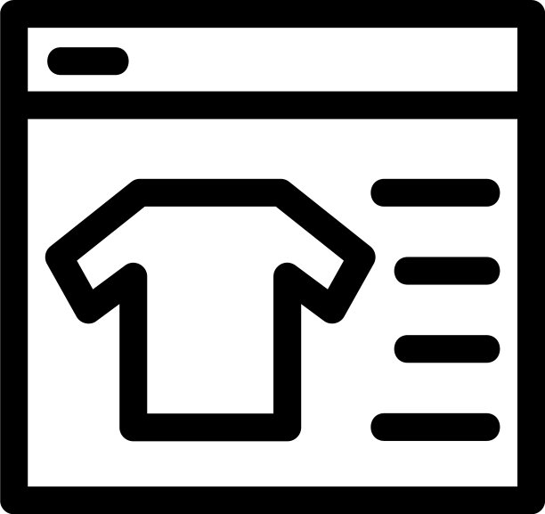 购物网站图标或标志孤立标志符号图片下载