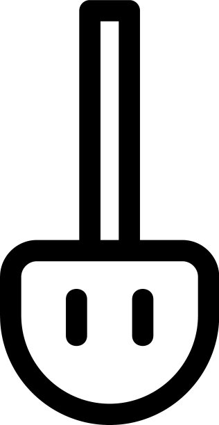铲子图标或Logo独立标志符号图片下载