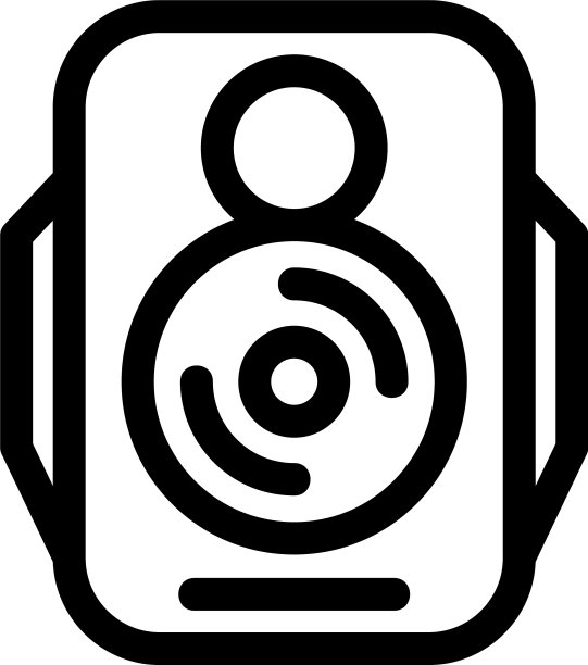 扬声器图标或logo孤立标志符号图片下载