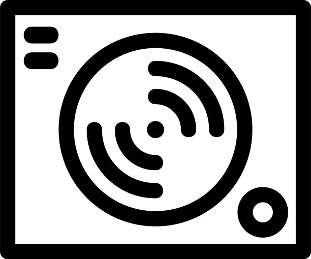 扬声器图标或logo孤立标志符号图片下载