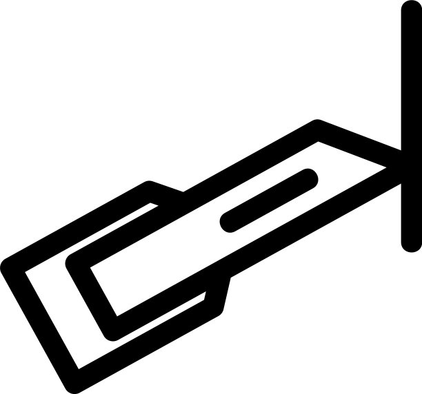 刀柱图标或孤立标志符号图片下载