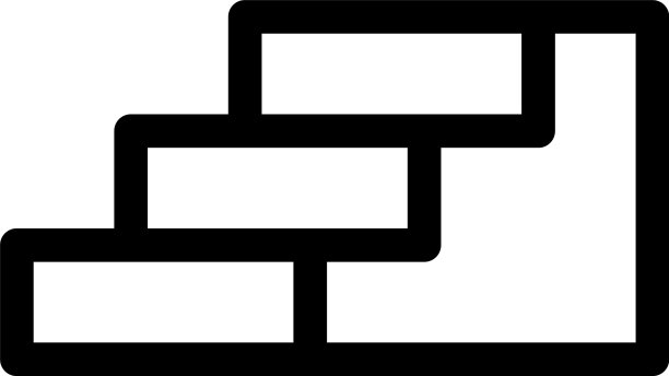楼梯图标或标志（独立符号）图片下载