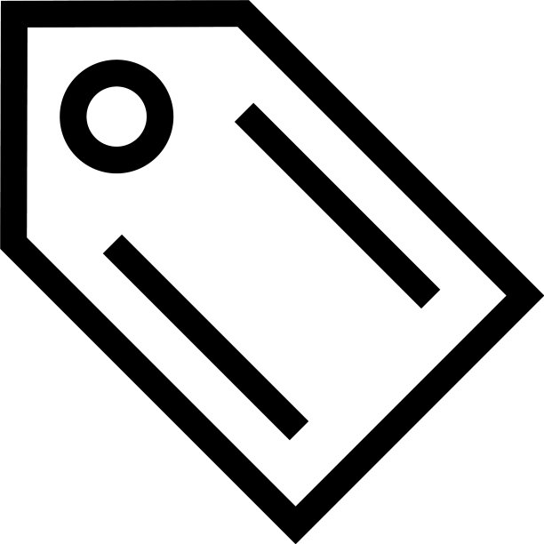 标签图标或徽标孤立符号图片下载