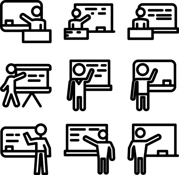 教师图标或标志孤立符号符号图片下载