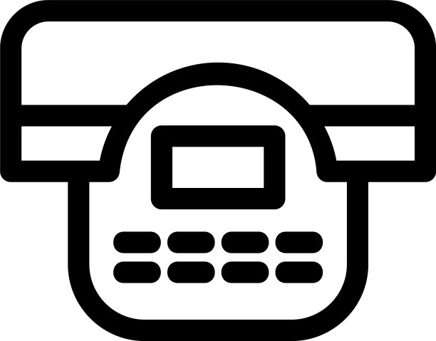 隔离的电话图标或标志符号图片下载