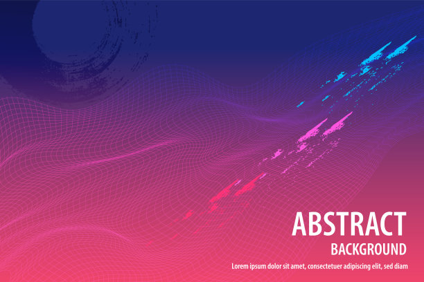 抽象渐变背景元素颜色网页横幅插图矢量概念设计01图片下载