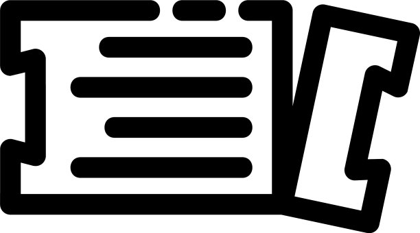 票务图标或Logo独立标志符号图片下载