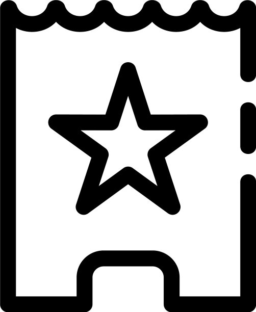 票务图标或Logo独立标志符号图片下载