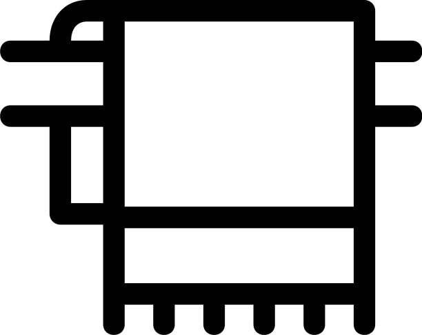 毛巾图标或标志孤立标志符号图片下载