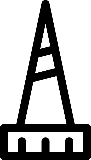 圆锥图标或标志孤立标志符号图片下载