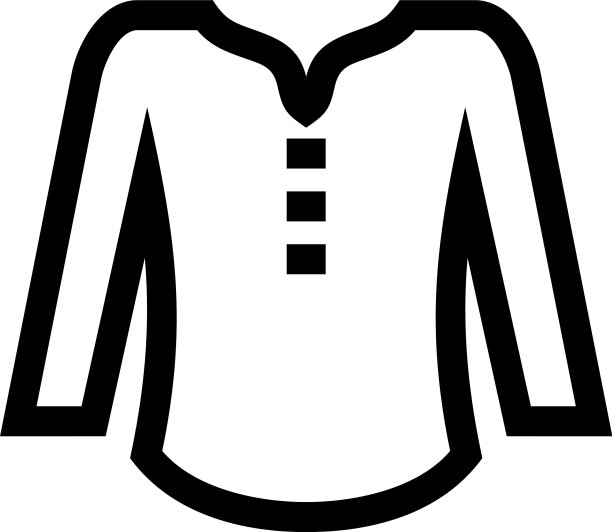 衬衫图标或标志孤立标志符号图片下载