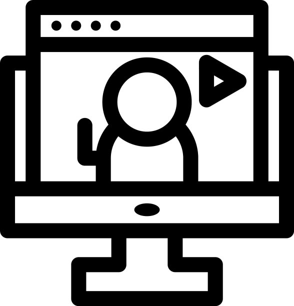 视频通话图标或标志孤立符号符号图片下载