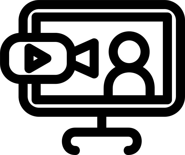 视频通话图标或标志孤立符号符号图片下载