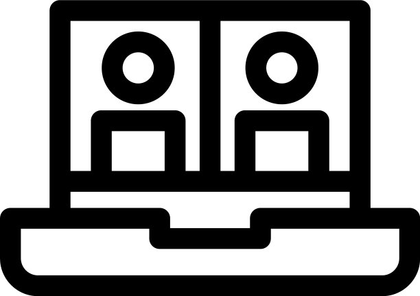 视频通话图标或标志孤立符号符号图片下载