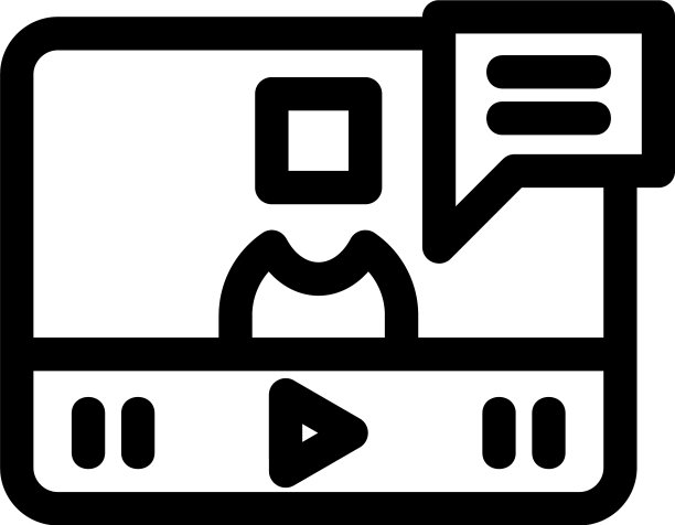 视频通话图标或标志孤立符号符号图片下载