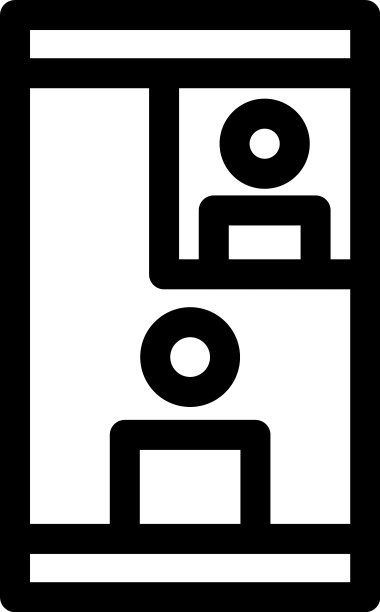 视频通话图标或标志孤立符号符号图片下载