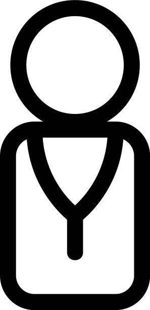 服务生图标或标志孤立标志符号图片下载