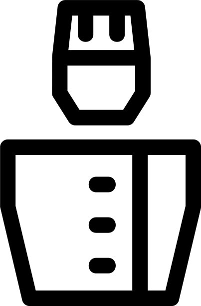 服务生图标或标志孤立标志符号图片下载