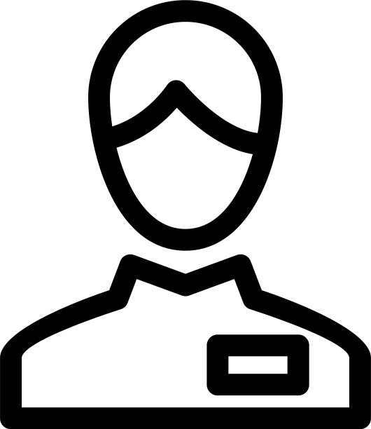 服务生图标或标志孤立标志符号图片下载