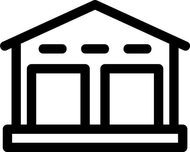 仓库图标或标志孤立标志符号图片下载
