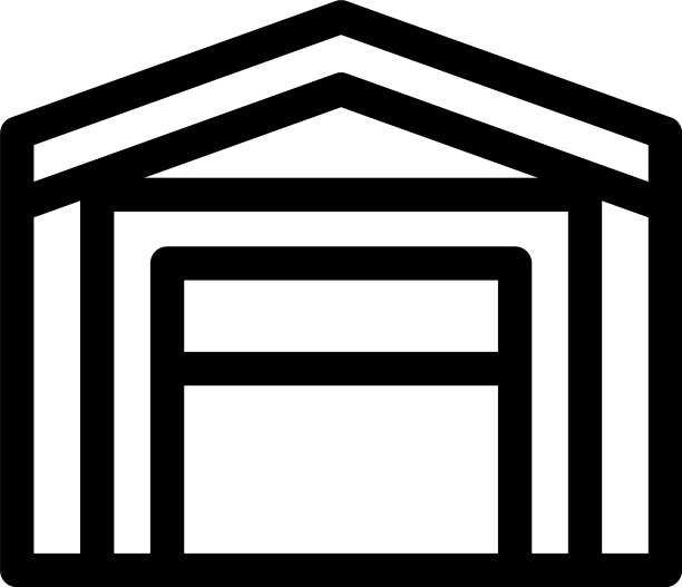 仓库图标或标志孤立标志符号图片下载