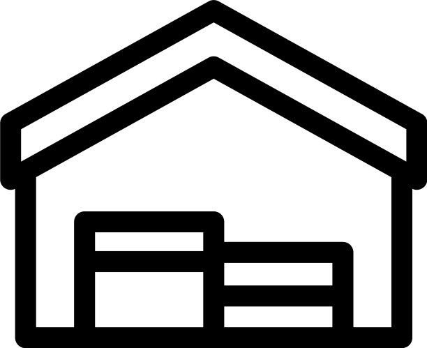 仓库图标或标志孤立标志符号图片下载