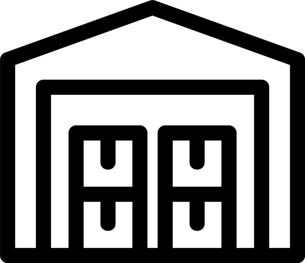 仓库图标或标志孤立标志符号图片下载