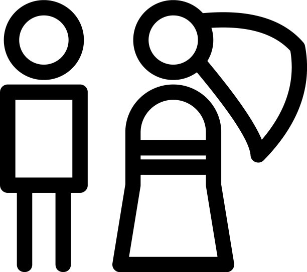 婚礼标志或标志孤立标志符号图片下载