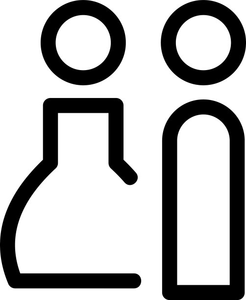 婚礼标志或标志孤立标志符号图片下载