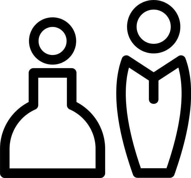 婚礼标志或标志孤立标志符号图片下载