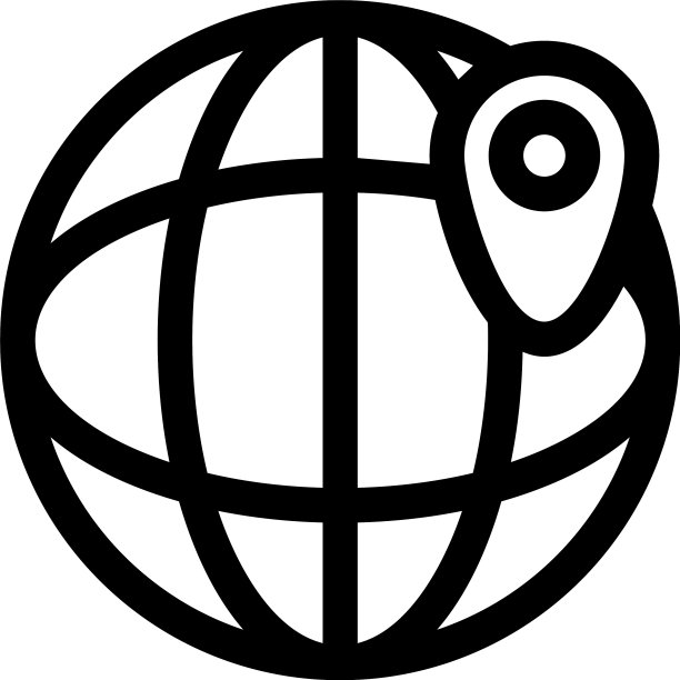 世界图标或标志孤立标志符号图片下载