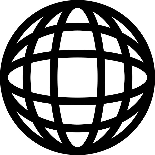 世界图标或标志孤立标志符号图片下载