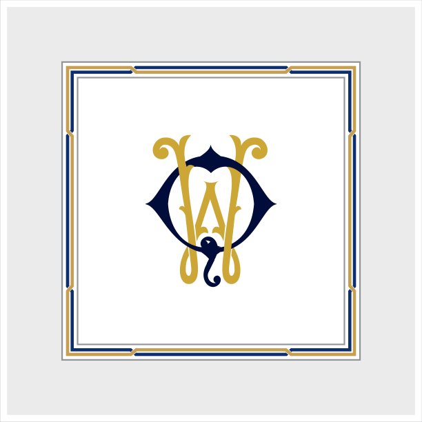 豪华标志集书法字母设计图片下载