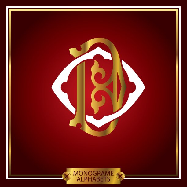 豪华标志集书法字母设计图片下载