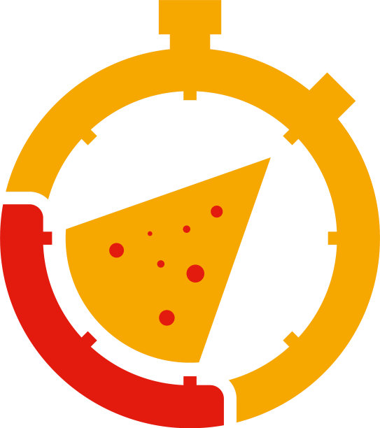 披萨时间标志设计概念披萨和图片下载