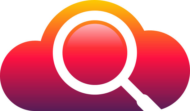 放大云标志设计概念云发现图片下载