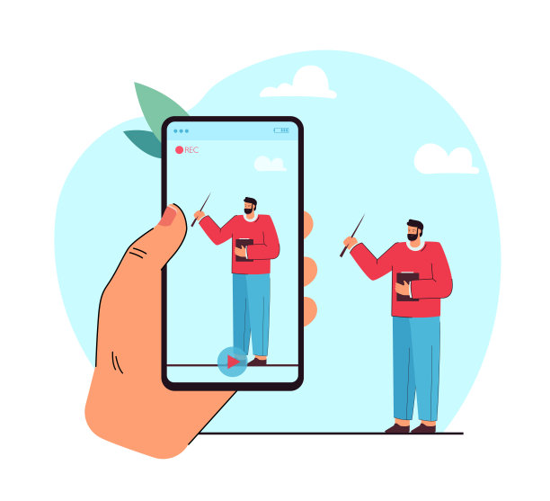 用手机对男老师进行在线录音图片下载