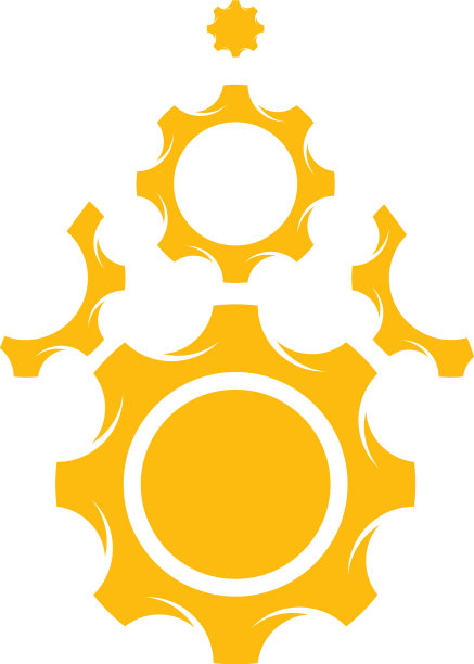 石油工业标志设计概念油齿轮图片下载