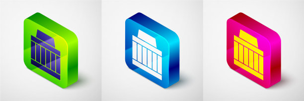 等距汽车空气过滤器图标孤立在灰色图片下载