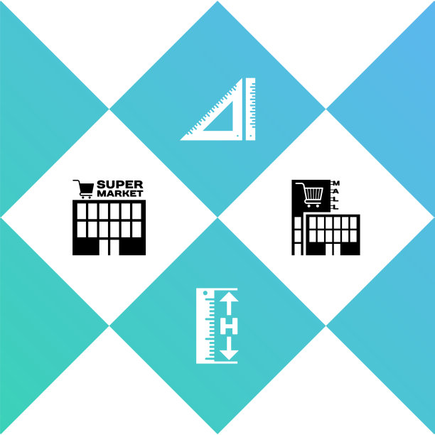 设置超市建筑的测量高度和图片下载