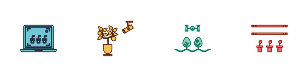 设置智能农业技术与无人机和图片下载