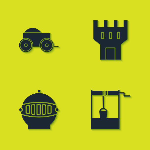 将四轮木车和桶装好图片下载