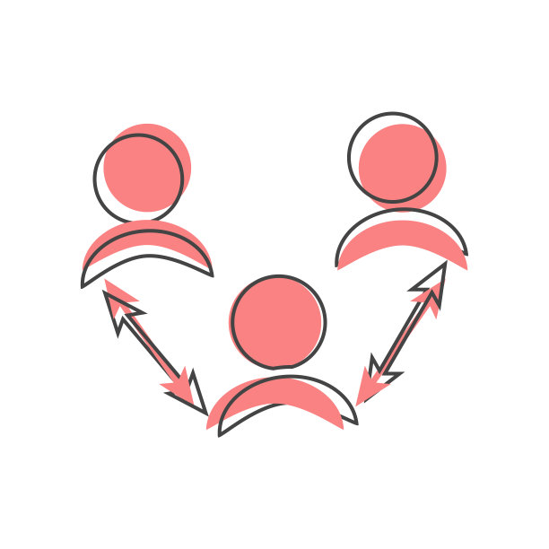 参考链接向量图标卡通风格上的白色孤立的背景。图片下载