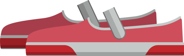 童鞋双孤立在白色上图片下载